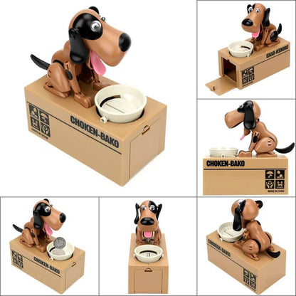 Alcancía de perrito Traga Monedas - La alcancía que enseñar a tus hijos a ahorrar